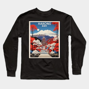 Hakone Japan Vintage Poster Tourism Long Sleeve T-Shirt